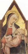 Ambrogio Lorenzetti Nuring Madonna (mk08) Sweden oil painting artist